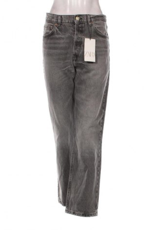 Damskie jeansy Zara, Rozmiar L, Kolor Szary, Cena 162,58 zł