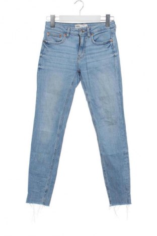 Дамски дънки Zara, Размер S, Цвят Син, Цена 7,66 €