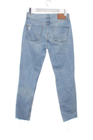 Blugi de femei Zara, Mărime S, Culoare Albastru, Preț 41,71 Lei