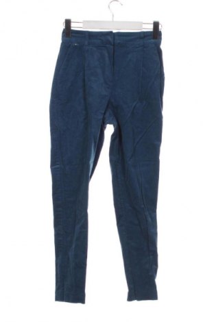 Pantaloni de velvet de femei Poema, Mărime XS, Culoare Albastru, Preț 40,99 Lei