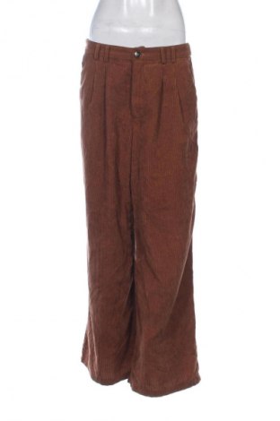 Dámské manšestráky  SHEIN, Velikost L, Barva Hnědá, Cena  119,00 Kč