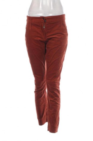 Pantaloni de velvet de femei Schumacher, Mărime L, Culoare Maro, Preț 46,99 Lei