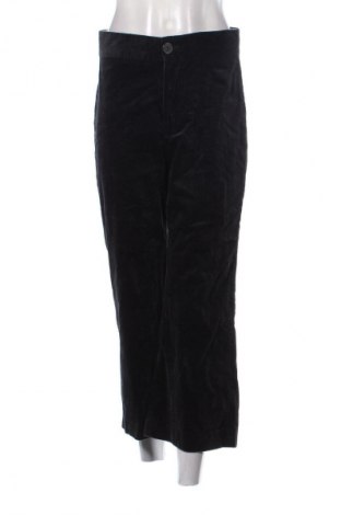 Pantaloni de velvet de femei Zara, Mărime M, Culoare Negru, Preț 32,99 Lei