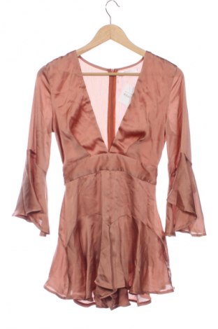 Дамски къс гащеризон Hello Molly, Размер XXS, Цвят Кафяв, Цена 11,24 €