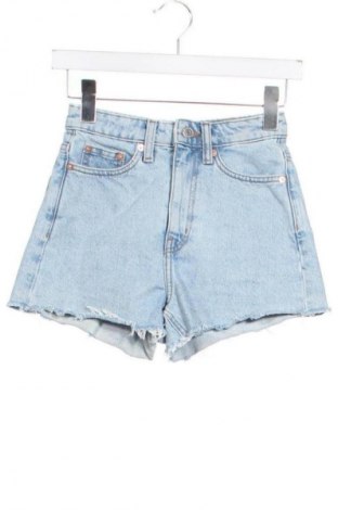 Pantaloni scurți de femei Weekday, Mărime XXS, Culoare Albastru, Preț 39,99 Lei