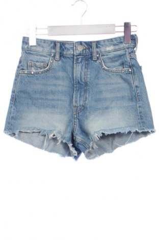 Pantaloni scurți de femei Zara, Mărime XXS, Culoare Albastru, Preț 37,99 Lei