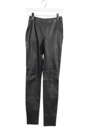 Γυναικείο παντελόνι δερμάτινο H&M, Μέγεθος XXS, Χρώμα Μαύρο, Τιμή 34,99 €