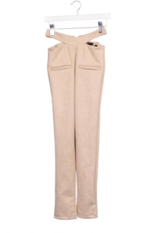 Pantaloni de femei AMY&CLO, Mărime XS, Culoare Bej, Preț 109,99 Lei