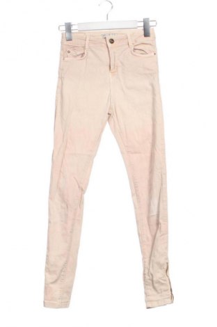 Pantaloni de femei Bershka, Mărime XXS, Culoare Ecru, Preț 56,99 Lei