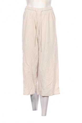 Pantaloni de femei Bershka, Mărime M, Culoare Bej, Preț 53,99 Lei