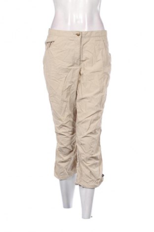 Pantaloni de femei Jack Wolfskin, Mărime M, Culoare Bej, Preț 78,35 Lei