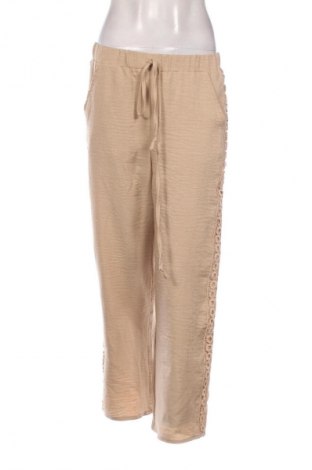 Pantaloni de femei SHEIN, Mărime S, Culoare Bej, Preț 30,99 Lei