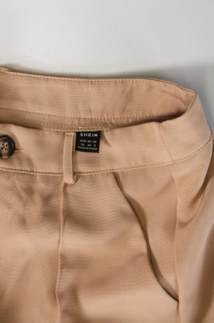 Дамски панталон SHEIN, Размер XS, Цвят Бежов, Цена 15,33 €