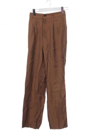 Дамски панталон Zara, Размер XS, Цвят Кафяв, Цена 13,29 €