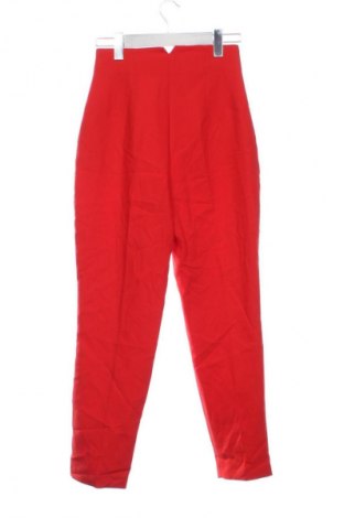 Pantaloni de femei Zara, Mărime XXS, Culoare Roșu, Preț 57,99 Lei