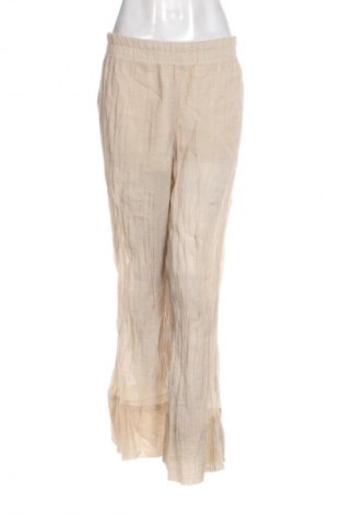 Дамски панталон Zara, Размер M, Цвят Бежов, Цена 14,00 €