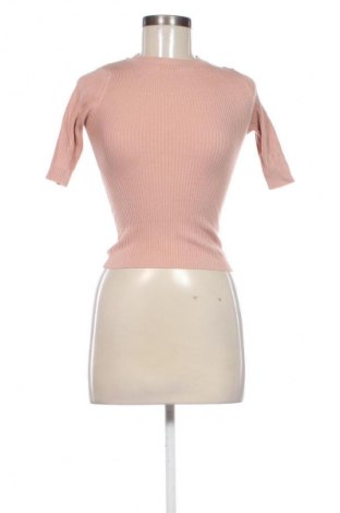 Pulover de femei Bershka, Mărime XS, Culoare Bej, Preț 30,99 Lei