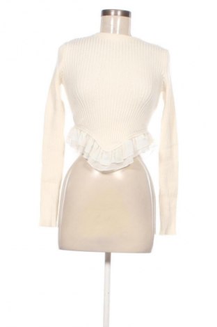 Damenpullover Bershka, Größe S, Farbe Ecru, Preis € 24,99