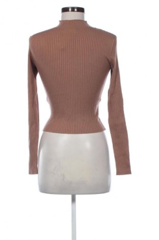 Pulover de femei Bershka, Mărime M, Culoare Maro, Preț 48,99 Lei