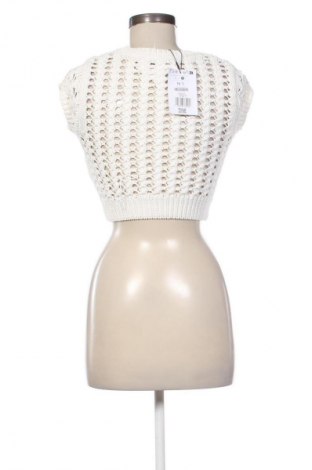 Pulover de femei Bershka, Mărime M, Culoare Alb, Preț 59,99 Lei