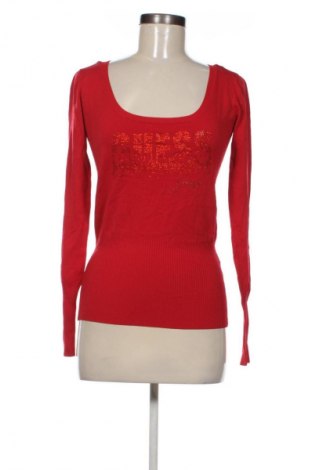 Γυναικείο πουλόβερ Guess, Μέγεθος L, Χρώμα Κόκκινο, Τιμή 33,99 €