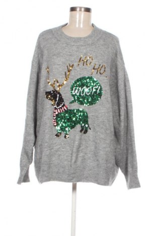Dámský svetr H&M, Velikost XXL, Barva Šedá, Cena  309,00 Kč