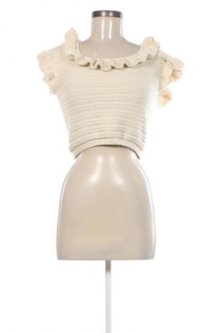 Pulover de femei H&M, Mărime M, Culoare Ecru, Preț 20,99 Lei