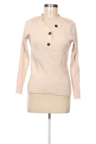 Damski sweter Jean Pascale, Rozmiar L, Kolor Beżowy, Cena 24,99 zł