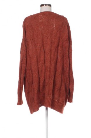 Γυναικείο πουλόβερ Mia Moda, Μέγεθος 4XL, Χρώμα Καφέ, Τιμή 12,00 €