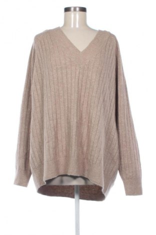 Dámský svetr Ms Mode, Velikost 4XL, Barva Hnědá, Cena  209,00 Kč