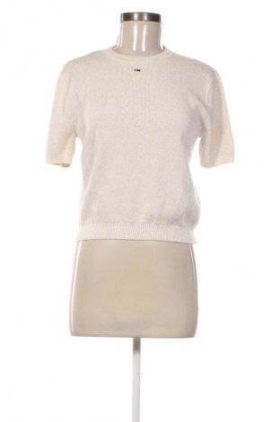 Γυναικείο πουλόβερ Tommy Jeans, Μέγεθος L, Χρώμα Εκρού, Τιμή 91,99 €
