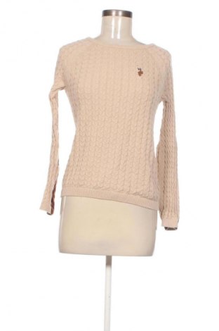 Γυναικείο πουλόβερ U.S. Polo Assn., Μέγεθος M, Χρώμα  Μπέζ, Τιμή 31,99 €