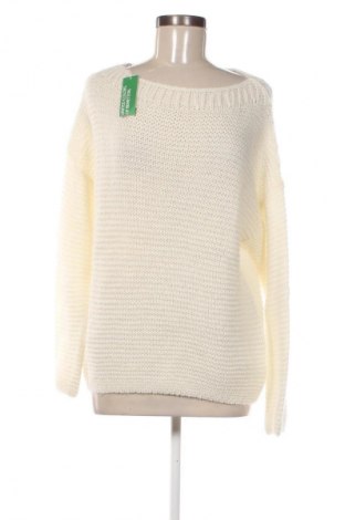 Női pulóver United Colors Of Benetton, Méret M, Szín Fehér, Ár 13 449 Ft