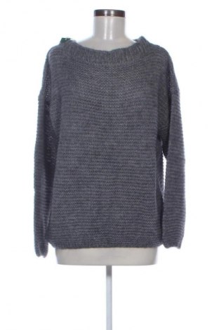 Дамски пуловер United Colors Of Benetton, Размер L, Цвят Сив, Цена 30,16 €