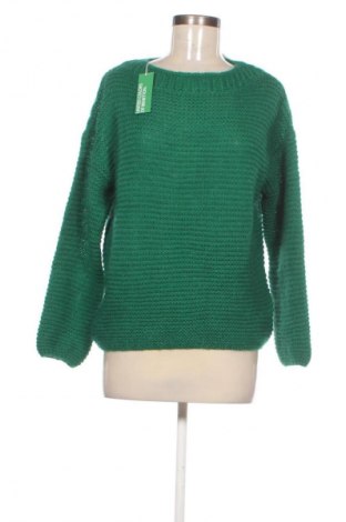 Női pulóver United Colors Of Benetton, Méret S, Szín Zöld, Ár 13 449 Ft