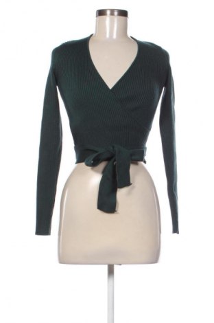 Дамски пуловер Zara, Размер M, Цвят Зелен, Цена 14,00 €