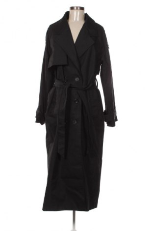 Damen Trench Coat Kaffe, Größe M, Farbe Schwarz, Preis € 102,99