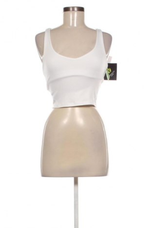 Damski sportowy top Even&Odd, Rozmiar S, Kolor Biały, Cena 41,99 zł