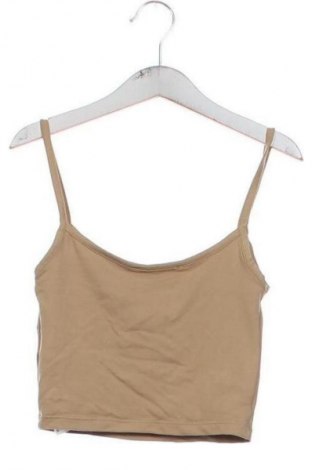 Γυναικείο τοπ Bershka, Μέγεθος XS, Χρώμα  Μπέζ, Τιμή 8,99 €