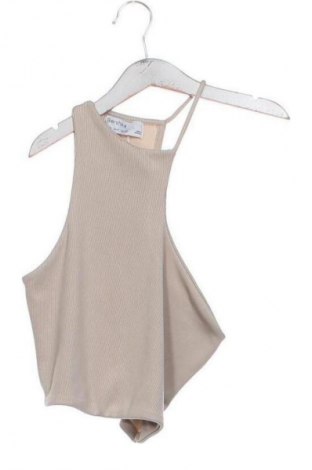 Γυναικείο τοπ Bershka, Μέγεθος S, Χρώμα  Μπέζ, Τιμή 10,99 €