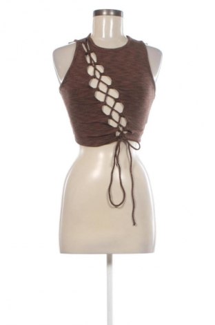 Top de femei H&M Divided, Mărime XS, Culoare Maro, Preț 28,99 Lei