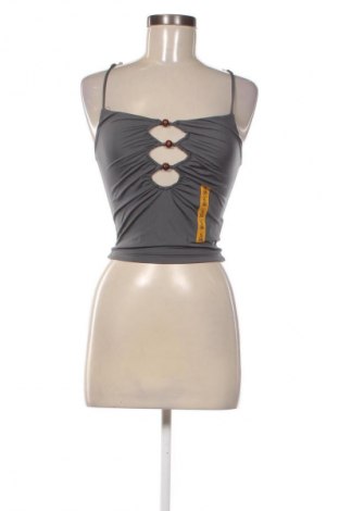 Дамски топ Pull&Bear, Размер S, Цвят Сив, Цена 13,80 €