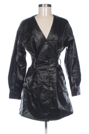 Δερμάτινο γυναικείο παλτό H&M, Μέγεθος S, Χρώμα Μαύρο, Τιμή 41,99 €