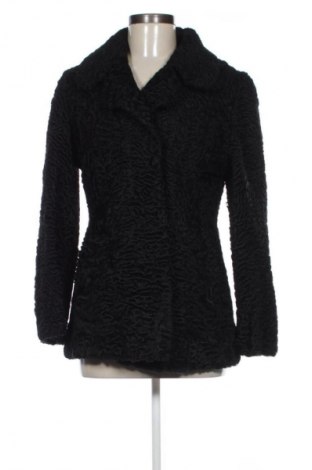 Дамско кожено палто Unbranded, Размер M, Цвят Черен, Цена 36,81 €
