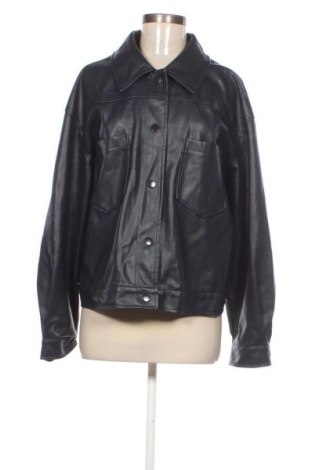 Dámska kožená bunda  C&A, Veľkosť XL, Farba Modrá, Cena  5,95 €