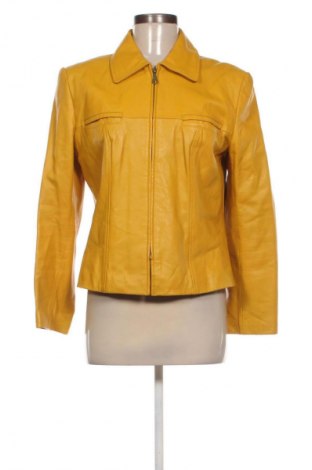 Γυναικείο δερμάτινο μπουφάν Class International, Μέγεθος M, Χρώμα Κίτρινο, Τιμή 30,99 €