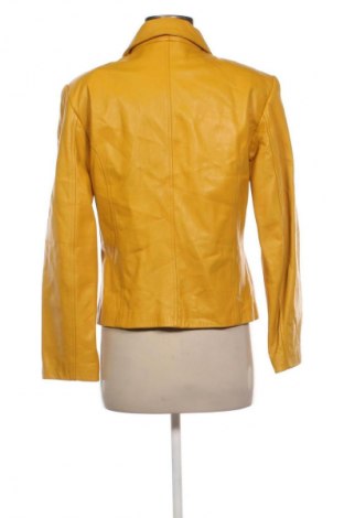 Γυναικείο δερμάτινο μπουφάν Class International, Μέγεθος M, Χρώμα Κίτρινο, Τιμή 30,99 €