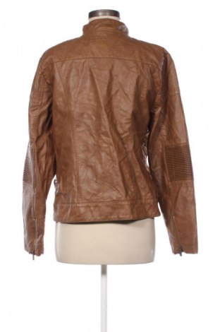 Γυναικείο δερμάτινο μπουφάν Gina Benotti, Μέγεθος XL, Χρώμα Καφέ, Τιμή 34,99 €