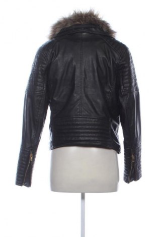 Дамско кожено яке H&M, Размер S, Цвят Черен, Цена 21,98 €