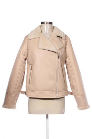 Дамско кожено яке Mohito, Размер S, Цвят Бежов, Цена 19,94 €